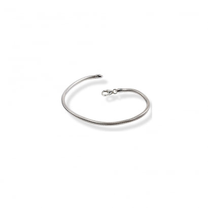 Sterling Silver Bracelet for Beads - 17 cm