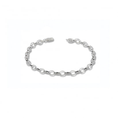 925 Silver Charms Bracelet - 16.5 cm