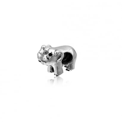 925 Silver Elephant Charms Bead