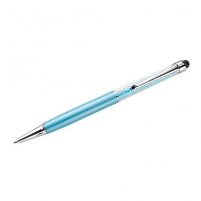 Stylo Touch Pen Cristal Bleu