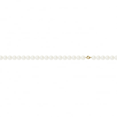 Bracelet Perle de culture Blanche en Or Jaune 750/1000