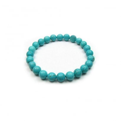 Bracelet Stretch en Perles Turquoise