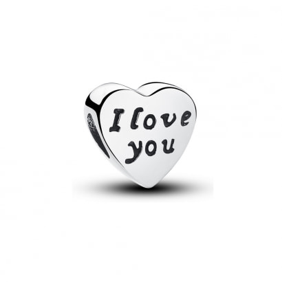 925 Silver I LOVE YOU Heart Charms Bead