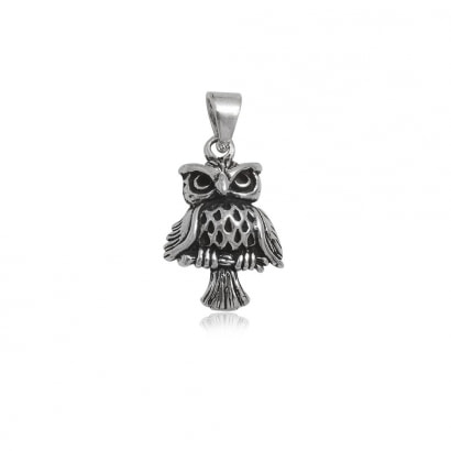 925 Silver Owl Pendant