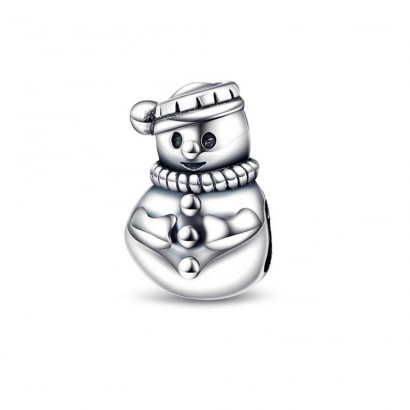 925 Silver Snowman Charms bead