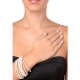 Bracelet Multibrins en Perles de culture Blanc et Argent 925