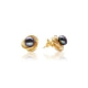 Black or White Feshwater Pearl Earrings and yellow Gold plated