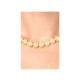 Collar de perlas de imitación en oro y plata 925
