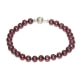 Red Cranberry Freshwater Pearl Bracelet and 925 Silver Clasp