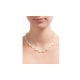Smaller and bigger Freshwater Pearl Twisted Necklace and Silver Clasp