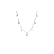 7 dangling  Freshwater Pearl Necklace and 925 Silver
