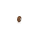 Gold Brown Crystal Charms Bead