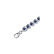 2.75 cts Blue Sapphire Heart Bracelet and 925 Silver