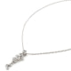 Waterfall Necklace made with White Swarovski Crystal Elements 