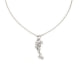 Waterfall Necklace made with White Swarovski Crystal Elements 