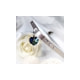 Accessoire Bijoux SmartPhone Coeur en Cristal de Swarovski Elements Bleu
