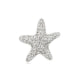 Colgante y Pendientes Parure Estrellas cristal blanco y 925 plata