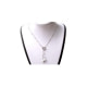 Dual White Freshwater Pearl Necklace and 925 Silver