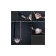 White Swarovski Crystal Elements Heart Necklace and Rose Gold Plated