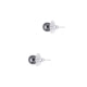 Grey Pearl Earrings and Rhodium Plated