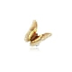 Yellow Crystal Butterfly Ring and Rhodium 