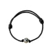 Tahitian Pearl Bracelet and Black Waxed Cotton