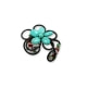 Bracelet Fleurs en Gemstones Turquoise