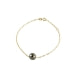 Tahitian Pearl Bracelet and Yellow Gold 375