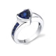 Ring mit Saphir in 925-Sterlingsilber 2.75 cts