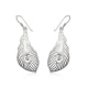 925 Silver Leaves Dangling Earrings