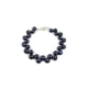 Black Freshwater Pearl Bracelet and 925 Silver