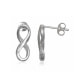 925 Silver Infinity Earrings  
