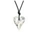 White Swarovski Elements Crystal Heart Necklace