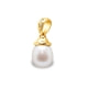 Colgante Perla de Cultura Blanca Diamante y Oro amarillo 375/1000
