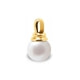White Freshwater Pearl Pendant and Yellow Gold 375/1000