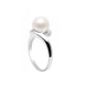 White Freshwater Pearl Ring and 925 Silver