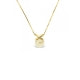 Gold Freshwater Pearl Necklace and Yellow Gold 375/1000