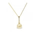 Collar Perla Cultura Dorada, Diamantes y oro amarillo 375/1000