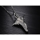 Dragon Man Pendant Necklace in Stainless Steel