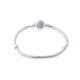 Bracciale Charms e Beads Stella acciaio inossidabile - 17 cm