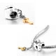 Charms Beads Cuore Lucchetto 925 Argento
