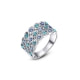 Blue Swarovski Elements Crystal Ring