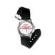 Reloj de moda de Flamante Rosa y pulsera silicona