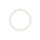 White Freshwater Pearl Bracelet and 750/1000 White Gold Clasp