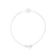 Bracelet Perle de culture Blanche et Or Blanc 750/1000