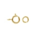 Collier Chaine Forcat Or jaune 750/1000 et 3 Perles de Culture Noires