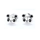 Boucles d'oreilles Panda en Argent 925