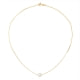 White Freswhater Pearl and Yellow Gold 750/1000 Chain Necklace