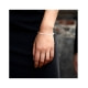 Bracelet Perles de culture Blanches 5-6 mm et Fermoir Or jaune 750/1000