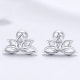 Lotus 925 Silver Earrings